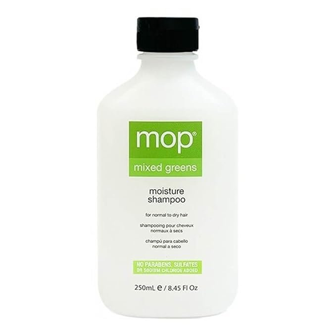 MOP - Mixed Greens Moisture Shampoo - Hydrates, Nourishes & Restores, Adds Softness - 8.45 fl oz