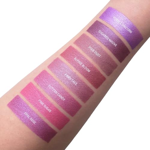 Aromi Metallic Liquid Lipstick | Long-Lasting, Waterproof, Smear and Smudge Proof, Bright Lilac Lip Color with Shimmery Finish (Purple Unicorn)