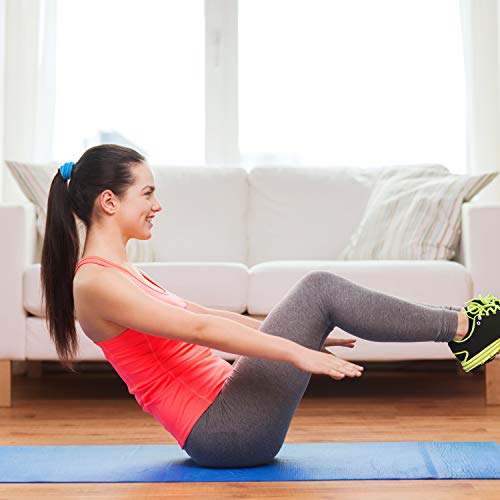 TecUnite 200 Pieces Elastics Hair Ties Ponytail Holders 4MM Rubber Bands for Hair Pain-Free Head Accessories for Women Men(Multicolor)