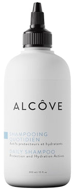 Alcôve - Daily Shampoo - Evening Primrose Oil, Mango Extract, and Argan Oil - Sulfate-Free - All Hair Types - Everyday use - Anti-static - Color-Safe -10oz