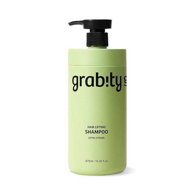 grabity g0.0 Hair Lifting Shampoo Extra Strong – Strengthening and Thickening Shampoo for Thinning Hair with Biotin and Salicylic Acid, Vegan and Sulfate-Free, 16.06 fl.oz.