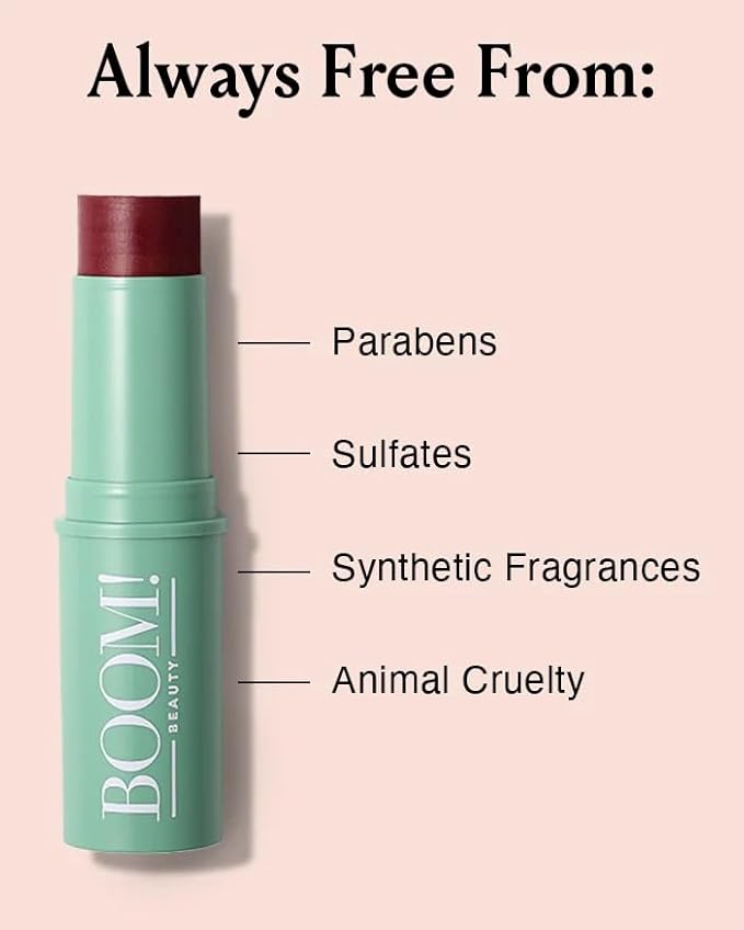 Boomstick Color ™ All-in-One Cream Blush for Cheeks, Eyes & Lips, Long Wearing, Blendable Makeup Blush Stick for Mature Skin, Cruelty Free Lip Cheek Tint with Skincare Benefits, Cindy Joseph (New)