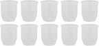10Pcs 5ml Empty Lip Gloss Tubes Containers Cute Ball Type Plastic Refillable DIY Lip Gloss Bottle, Reusable Empty Bottle Tube Container for Eyelash Growth Oil/Mascara with Brush for Home and Travel