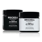 Brickell Men's Day and Night Anti Aging Cream Routine, Natural and Organic, Scented, Skincare Gift Set