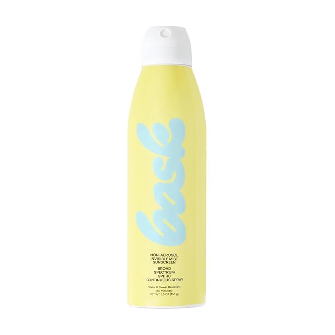 Bask Suncare SPF 30 Sunscreen Spray - Non-Aerosol, Broad Spectrum UVA/UVB Protection, Dermatologist Recommended, Moisturizing, Lightweight & Non-Greasy, 5.5 oz