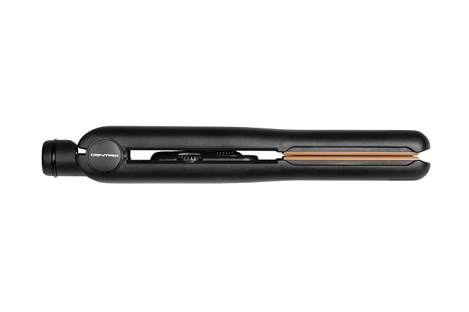 Cricket Centrix Styling Ceramic Ionic Flat Iron Hair Straightener 1” and Curler with Rounded Edges, Even Heat Distribution, Quick Heat-Up to 400°F - Professional Hair Straighteners for Women & Men