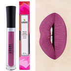 Aromi Dark Fuchsia Matte Liquid Lipstick | Long-Lasting, Raspberry Purple Lip Color for Women, Vegan & Cruelty-free, Waterproof (Merry Mulberry)