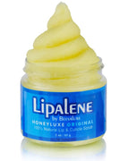 Lipalene HoneyLuxe - 100% Natural Lip & Cuticle Scrub - Hypoallergenic (Original) (2 oz, Original (Unscented))