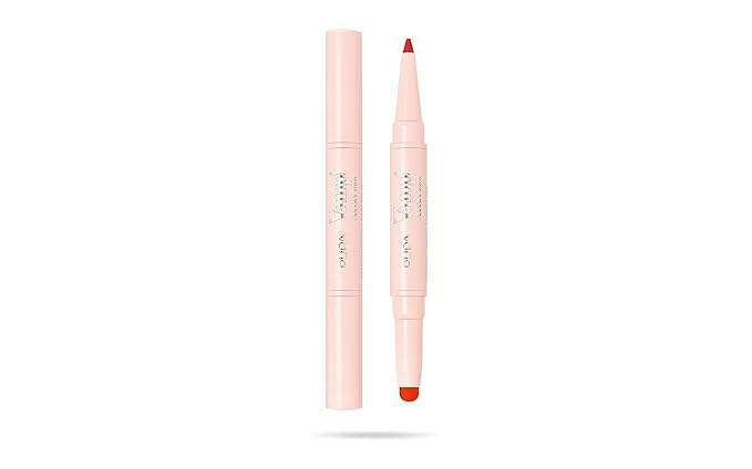 Pupa Milano Vamp! Creamy Duo, 011 Orange Red, 1 Pc - 2 in 1 Lipstick and Lip Pencil - Long Lasting - Lightweight - No-Transfer - Smooth Texture - Highly Pigmented