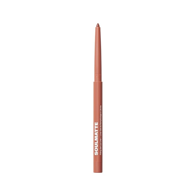 MORPHE Soulmatte Gel Lip Liner - Creamy Lip Pencil with a Matte Formula - Precision Contour Pencil with Sweet Almond & Tea Seed Oil for Long-Lasting Definition - Honey (0.007 oz)