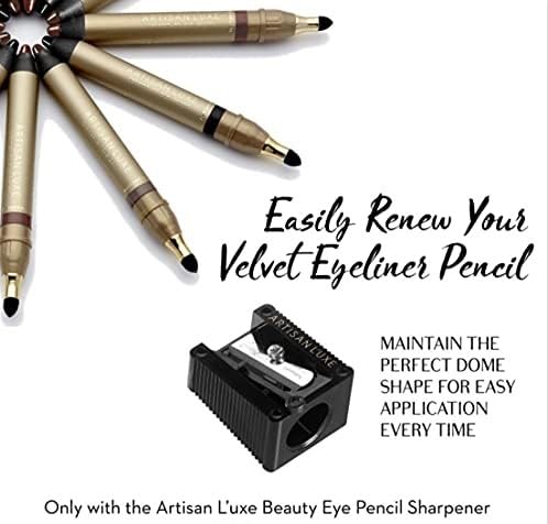 Artisan L'uxe Beauty Jumbo Eyeliner Pencil Smokey Eyes in 3 Minutes Water Proof Smudge Proof, Long Lasting Age Defying Essential Oils Seduction (Shade: Chocolate Brown) (Dark Chocolate Brown)