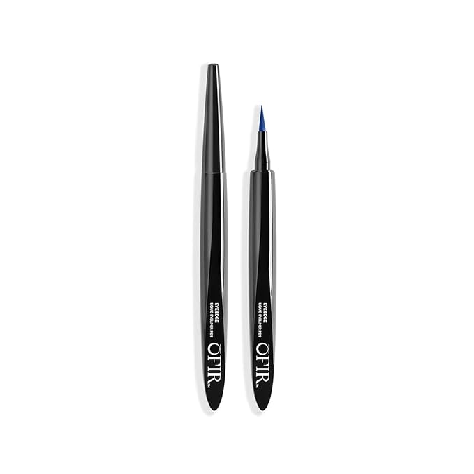 OFIR Eye Edge Liquid Eyeliner Pen | Waterproof Ultra Matte Formula, Soft Tip for Precise Application | Smudge Proof Eyeliner with Easy Flow Design | 0.04 Fl Oz (Sapphire - Navy)