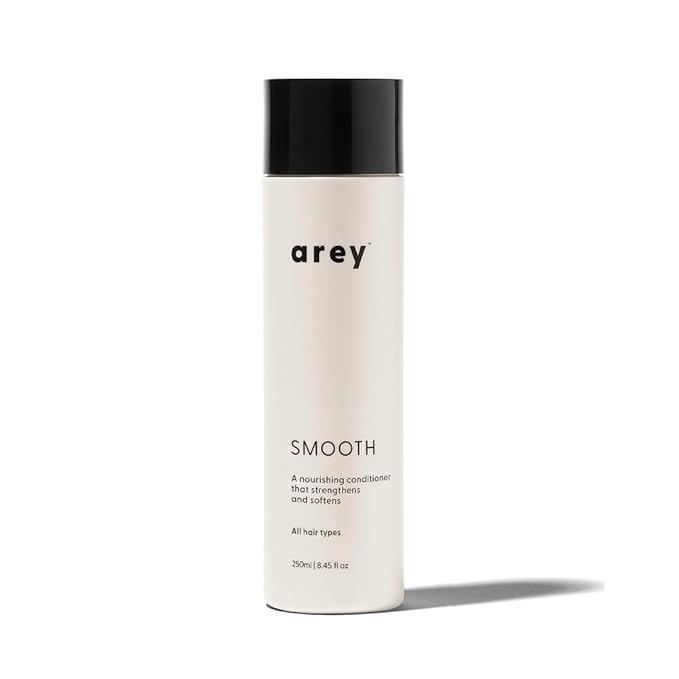 Arey Smooth Conditioner | Reduce the Signs of Aging Hair | Retains Moisture, Promotes Smoothness | For Use with Wash Shampoo | Vegan, Gluten-Free, Residue-Free & Cruelty-Free (8.45 Fl Oz, 30 Uses)