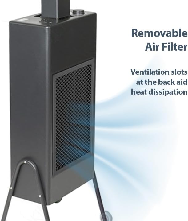 SKINACT Hooded Conditioning Hair Dryer 1150W with Stand, 60-Minute Timer, Temperature Adjustable, Angle & Height Adjustable Downdraft Hood