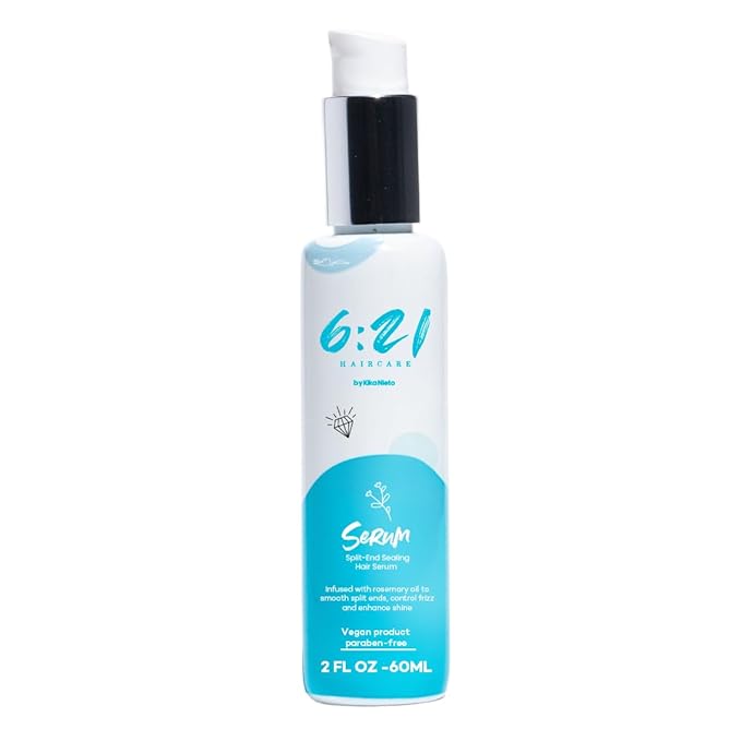 621 by Kika Nieto Rosemary Hair Growth Oil Serum for Thinning and Damage Hair, Frizz and Split End Repair Treatment for All Hair Types, 2oz