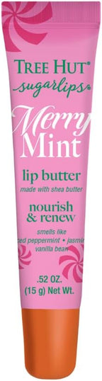 Tree Hut Sugarlips Lip Butter, Lock in Moisture & Nourish Skin for Full, Hydrated Lips, Essential Lip Care, 0.52 Fl oz.
