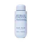NAK Signature Hydrate Condition 350ml - Lightweight, Moisturizing Hair Conditioner - Protects, Detangles & Smooths Dry, Curly & Color-Treated Hair with Coconut Oil & Peptides - Vegan & Cruelty-Free
