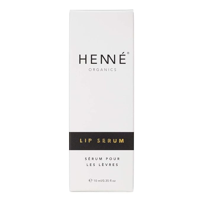 Henné Organics Lip Serum - Natural Antioxidant Oil Treatment for Smooth and Firm Lips