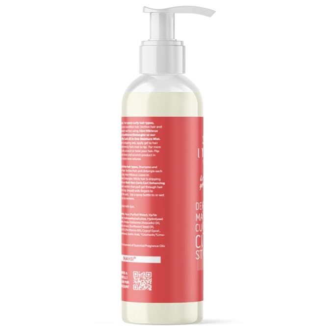 Inahsi Define & Shine Mango Papaya Curl Defining Custard | Curl Defining Custard for Men, Women, or Kids with Curly Hair | Hair Products for Naturally Curly Hair 12oz | Made in the USA