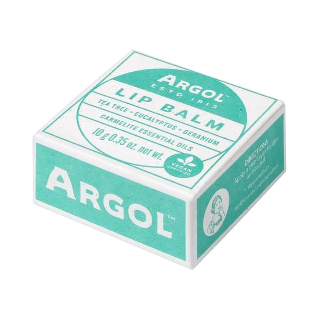 Lip Balm Hydrating - Nourishing Essential Oil Blend with Tea Tree, Eucalyptus, and Geranium - Protects, and Heals Dry, Chapped Lips - Soothing Formula for Sensitive Skin - 0.15 oz