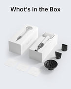 Laifen Swift Special Hair Dryer, High Speed 200M Ionic Blow Dryer with 110, 000 RPM Brushless Motor for Fast Drying, Low Noise, Hairdryer with Magnetic Nozzles