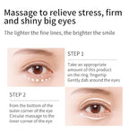 2 Pcs Retinol Eye Cream Stick，Moisturizing Eye Cream Stick for Fine Lines, Wrinkles, Dark Circles and Puffy Eyes，Eye Treatment Cream，0.21 FL OZ Each