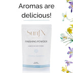 SunFX Post Spray Tan Translucent Finishing Powder | Talc Free | Sunless Tanning Setting Powder | Shimmer | Cheeky-Sunshine - 1lb