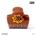 Kitsch BT21 Recycled Plastic Puffy Medium Hair Clips for Women, Medium Claw Clip for Thin & Thick Hair | Ideal Gifts for Women - SHOOKY, 1pc