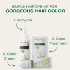 Naturigin Permanent Hair Color, 3.0 Dark Brown, Ammonia Free, 100% Gray Coverage, Nourishing Natural Formula, For All Hair Types, Long-Lasting, Vegan & Cruelty-Free, 1 Pack