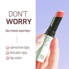 Lux Triple Lip Cure Glossy Balm ATHENA (Red Orange)(0.17oz) 4 million units sold in Korea, Natural Tinted Korean Lip Balm, Petroleum/Paraben Free, Lip Butter,lip balm hydrating