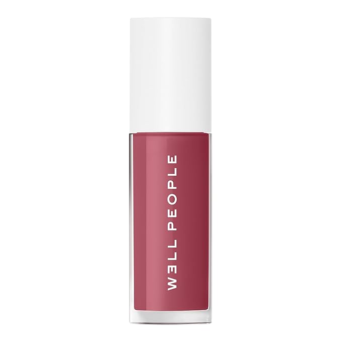 Well People Lush Lip Tinted Oil, Moisturizing Lip Oil For Nourishing & Conditioning Lips, Adds Sheer Color, Vegan & Cruelty-free, Dusty Rose