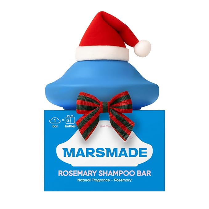 Rosemary Shampoo Bar 2.0 - Hydrating & Moisturizing Natural Hair Soap Bar Shampoo for Hair Volume & Scalp Nourishment - Bathing Soap Solid Shampoo for All Hair Types (120g, 4.23oz)