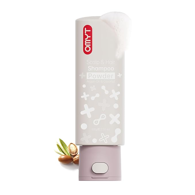 TYMO Clarifying Shampoo for Women - Natural Formula Shampoo for Oily Hair, Remove Build Up, Deep Clean, Hair and Scalp Cleaning, Biotin & Sulfate Free, 3.5 Oz, Volumizing & Repair - Argan Oil