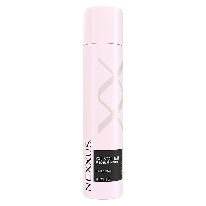 Nexxus Medium-Hold Hairspray XXL Volume for Sky-High Volume & 48H Frizz Control, with StyleProtect Technology 10 oz