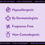 Nosca9 Deep Pore Cleansing Foam for Sensitive Skin | Korean Skincare Face Wash with 17 Amino Acids, White Clay & Patented Pore-Shrinking Ingredient | Deep Cleansing & Moisturizing (5.07 fl. oz)