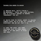 TRIUMPH & DISASTER Coltrane Hair Clay Pomade – Medium Hold, Matte Finish Styling Paste for Men and Women with Smoky Earth Scent, 95g