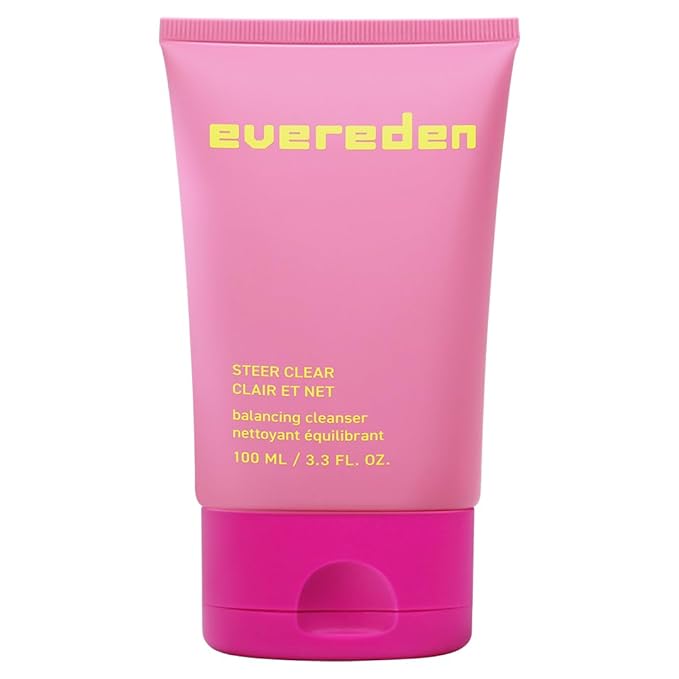 Evereden Steer Clear Balancing Jelly Cleanser: Clean & Vegan Teen Skin Care for Oily & Pimple-Prone Skin - Pre Teen Face Wash - Gently Cleanses Pores Without Drying