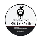 Tribal Chimp Matte Hair Styling Paste for Men – Medium to Strong Hold, Matte Finish, Easy to Apply & Wash Out – Styling Paste for All Hair Types, Texture & Volume Boost – 80g