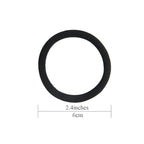 20 PCS Thick Seamless Hair Ties for Curly Heavy and Long Hair Brown Hair Elastics for Women Men and Girls Big Pony tails Holders (5 cm in Diameter, 1 cm in Width)