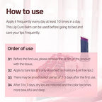 Lux Triple Lip CURE Glossy Balm (0.17oz) (AURA(Deep magenta pink)) 4 million units sold in Korea, Natural Tinted Korean Lip Balm, Petroleum/Paraben Free, Lip Butter,lip balm hydrating