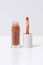 Tinted Lip Oil with Tallow & Lanolin – Hydrating Balm-Gloss Hybrid with Cherry Seed Oil & Castor Oil – Natural Mineral Pigments, Nourishing Moisture, Non-Sticky Shine (5 Shades) (Poppy)