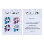 Facial Jewels Stickers, Makeup Accessories, Reusable Rhinestone Gems for Face Decoration, Stage Makeup, Party Glam (Face Gems(021))
