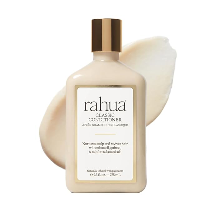 Rahua Classic Hair Conditioner, Vegan Hydrating Hair Care Oil, Quinoa, Organic Aloe Vera, Rosemary, Natural Palo Santo for Scalp Care, Promotes Growth, Silicone Free, 9.3 Fl Oz