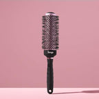 L'ANGE HAIR VolumePro Extra-Long Ceramic Ionic Round Brush, Black | For Blow Drying, Curling & Styling | Adds Volume, Reduces Frizz & Boosts Shine | Ideal for Extra-Long Hair (43mm)