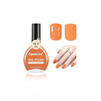 16.5ml Orange Nail Polish Large Volume Quick Drying Nail Polish, Fast Drying and Long Lasting Color Nail Art DIY Home Manicure Gift for Women