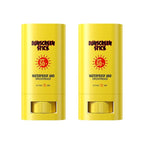 Sunscreen Stick for Face and Body,2 Pack Non-Sticky Outdoor Sun Sticks,Sweat & Water-Resistant,Non-Sticky and Long Lasting,Refreshing Sunscreen Sport Sticks for All Skin Types,0.72 Oz/20g