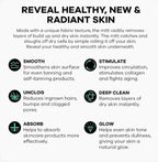 Dermasuri - Deep Exfoliating Glove - Polishing Mitt Body Scrubber - Korean Skin Cleaner Exfoliator & Dead Skin Buffing Treatment - Gifts for Women & Men - Keratosis Pilaris Scrub Remover - (1 Pack)