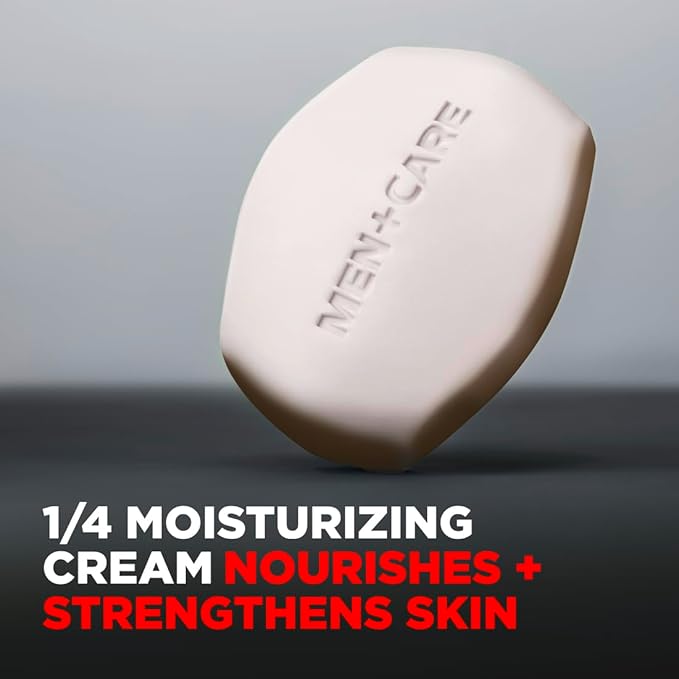 Dove Men+Care Body Soap and Face Bar More Moisturizing Than Bar Soap Deep Clean Effectively Washes Away Bacteria, Nourishes Your Skin 3.75 Ounce (Pack of 6)