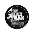 UPPERCUT DELUXE Deluxe Pomade, 0.9 oz / 30g - Strong Hold, High Shine Hair Pomade – Water-Based, Easy Washout – Classic Barber Styling for Slick Backs, Side Parts & Pompadours