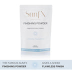 SunFX Post Spray Tan Translucent Finishing Powder | Talc Free | Sunless Tanning Setting Powder | Shimmer | Cheeky-Sunshine - 1lb